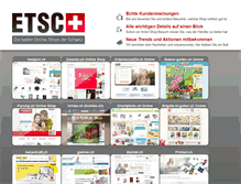 Tablet Screenshot of etsc.ch